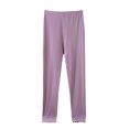thumbnail image 2 of Sakmal Fleece Sleep Pants for Women Thermal Underwear Winter Plus Size Loungewear Fuzzy Purple Womens Sleep Pants L, 2 of 9