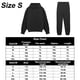 thumbnail image 2 of Conjunto deportivo con capucha para hombre de 2 chándales con capucha, chaqueta y pantalones deportivos informales Adepaton BST3003102-1, 2 of 5