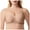 Beige, variant on Womens Seamless Bras No Underwire V Mesh Comfort Bralette Full Coverage Push Up Everyday T-Shirt Bra Sexy Underwear for Women White