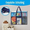 thumbnail image 4 of Sardfxul Art Portfolio Bag Poster Storage Bag Posters Organizer Transparent White Bag for Large Posters Poster Board Painting, 4 of 7