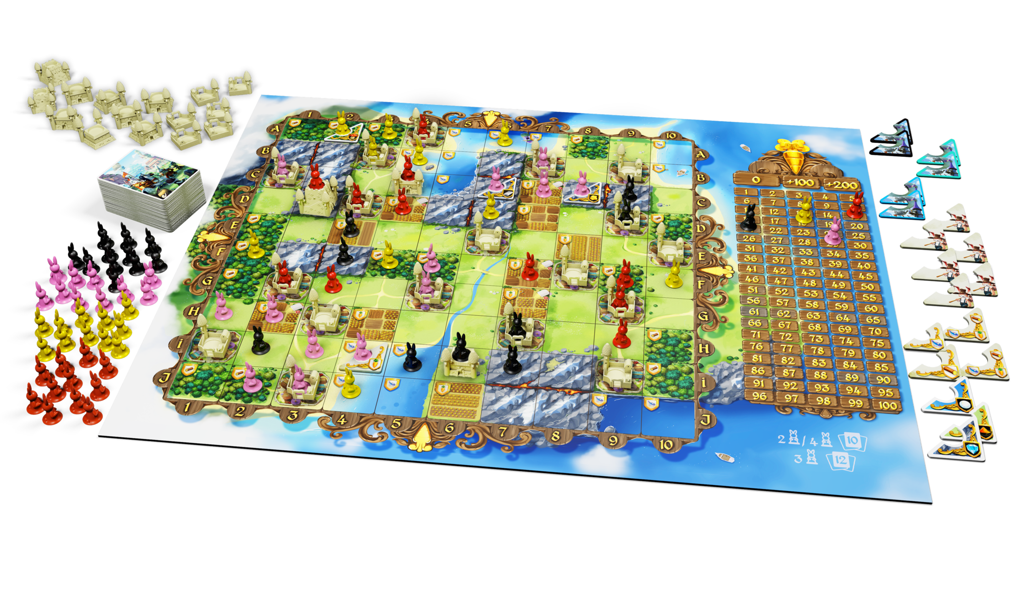 IELLO Bunny Kingdom Family Board Game
