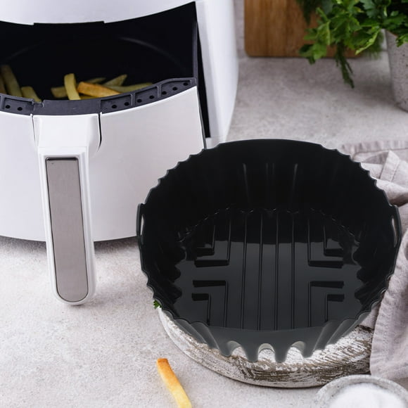 EXHUMKY 2Ud Base De Silicona Para Freidora De Aire Ideal Para Hornear Snacks Y Alimentos Crujientes
