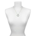 thumbnail image 3 of Delight Jewelry Silvertone Crown Key Hockey Ring Charm Necklace, 18", 3 of 4