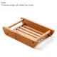 thumbnail image 4 of Caja De Jabón De Drenaje De Bambú Manual, Caja De Jabón De Estilo Japonés Para Baño, Jaboneras Portátiles Advancent HA026292-01, 4 of 5