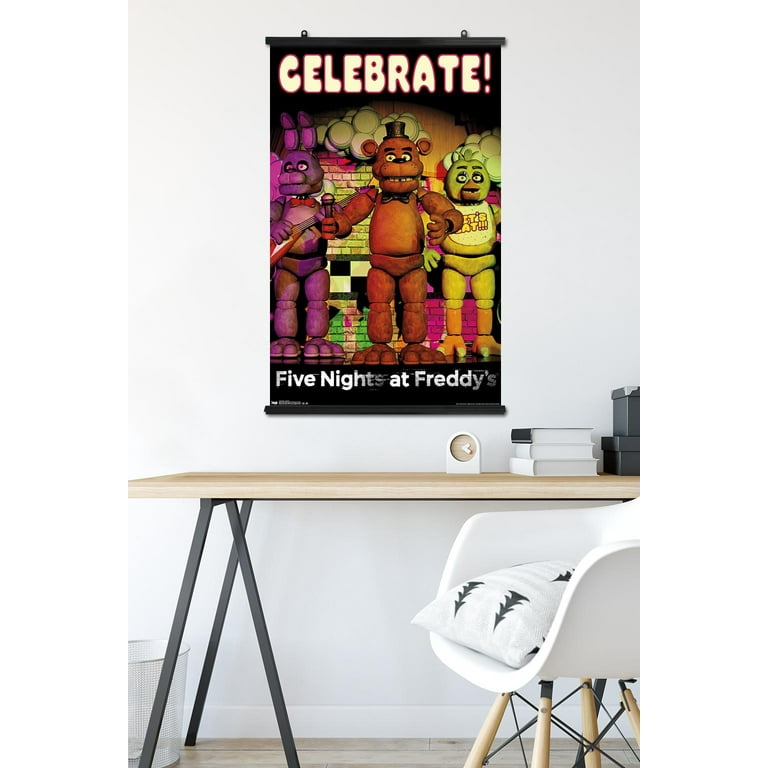 Five Nights at Freddy's - Celebrate Wall Poster, 22.375