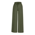 thumbnail image 5 of Women's Plus Size Elastic Waist Drawstring Pants with Pockets for Casual Wear and Sports, 5 of 6