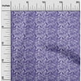 thumbnail image 2 of oneOone Cotton Cambric Medium Purple Fabric Jacobean Floral Sewing Fabric By The Yard Printed Diy Clothing Sewing Supplies 42 Inch Wide, 2 of 4