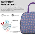 thumbnail image 3 of Lunch Bag Lunch Box for Women Reusable Insulated Lunch Bags,Water-Resistant Watermelon Ice Cream Funny Blue Cooler Lunch Tote Bag, Large Capacity for Work Travel Picnic, 3 of 6