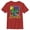 Red, variant on Boy's Marvel Halloween Avengers Scene Graphic Tee Red X Small