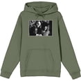 thumbnail image 5 of Beetlejuice Black & White Wedding Screenshot Adult Olive Long Sleeve Hoodie-XXL, 5 of 7