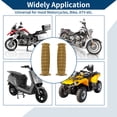 thumbnail image 7 of Unique Bargains 7/8" 22mm 15/16" 24mm Universal Motorcycle Hand Grip Cover Non Slip Rubber Handlebar End Grips for Motorcycle Scooter Bicycle ATV 1 Pair Light Brown, 7 of 7