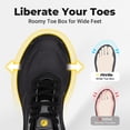 thumbnail image 2 of FitVille Men's Wide Fit Slip - Resistant Running Shoes Thick-Sole Upgraded Arch Support Shoes with Rebound Cushioning for Men, 2 of 6