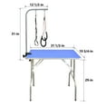 thumbnail image 4 of SHELANDY Professional Pet Grooming Table with Double Leashes and Clamp for Large and Medium Dogs, 31.5*19.5 Inch, 4 of 6