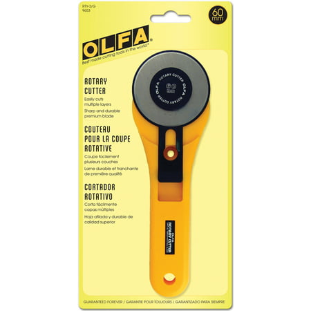 Olfa Standard Rotary Cutter, 60mm (Best Rotary Cutter For Patchwork)
