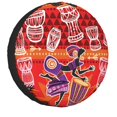 thumbnail image 1 of Traditional African Ethnic Design Spare Tire Cover for Prado Pajero 4WD 4x4 RV Car Wheel Protector 14" 15" 16" 17"h, 1 of 5