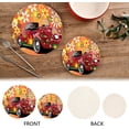 thumbnail image 4 of SKYSONIC Flower Cars Funny Pot Holders Trivets, 2 Pcs Heat Resistant Trivets,Summer Colorful Cotton Thread Weave Mats for Hot Pads Pans Pot Bowl Teapot for Kitchen Decor, 4 of 7