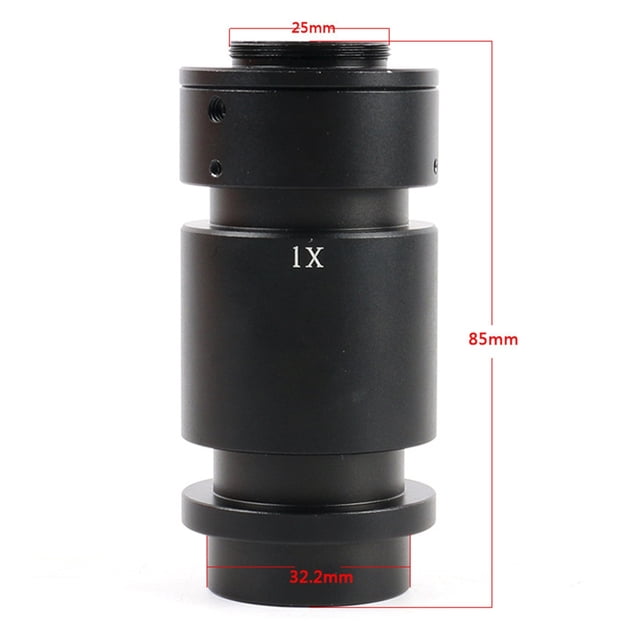 0.4/1X Microscope Eyepiece Optical Adapter Monocular Industrial Microscope Digital CCD Camera Adapter ,Easy Installation