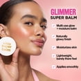 thumbnail image 3 of Revlon Glimmer Super Balm, Multi-Use Makeup, Highlighter, Bronzer & Blush, 004 Rosy Bronze, 0.06 oz, 3 of 12