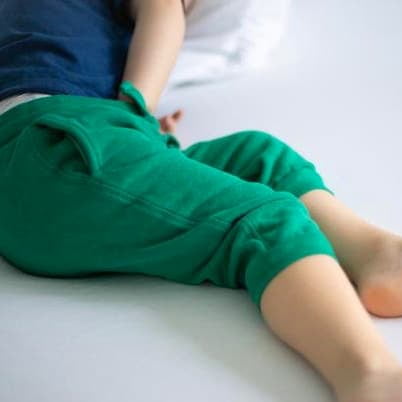Kids Crop Fleece Jogger - 6-7 Years, Green