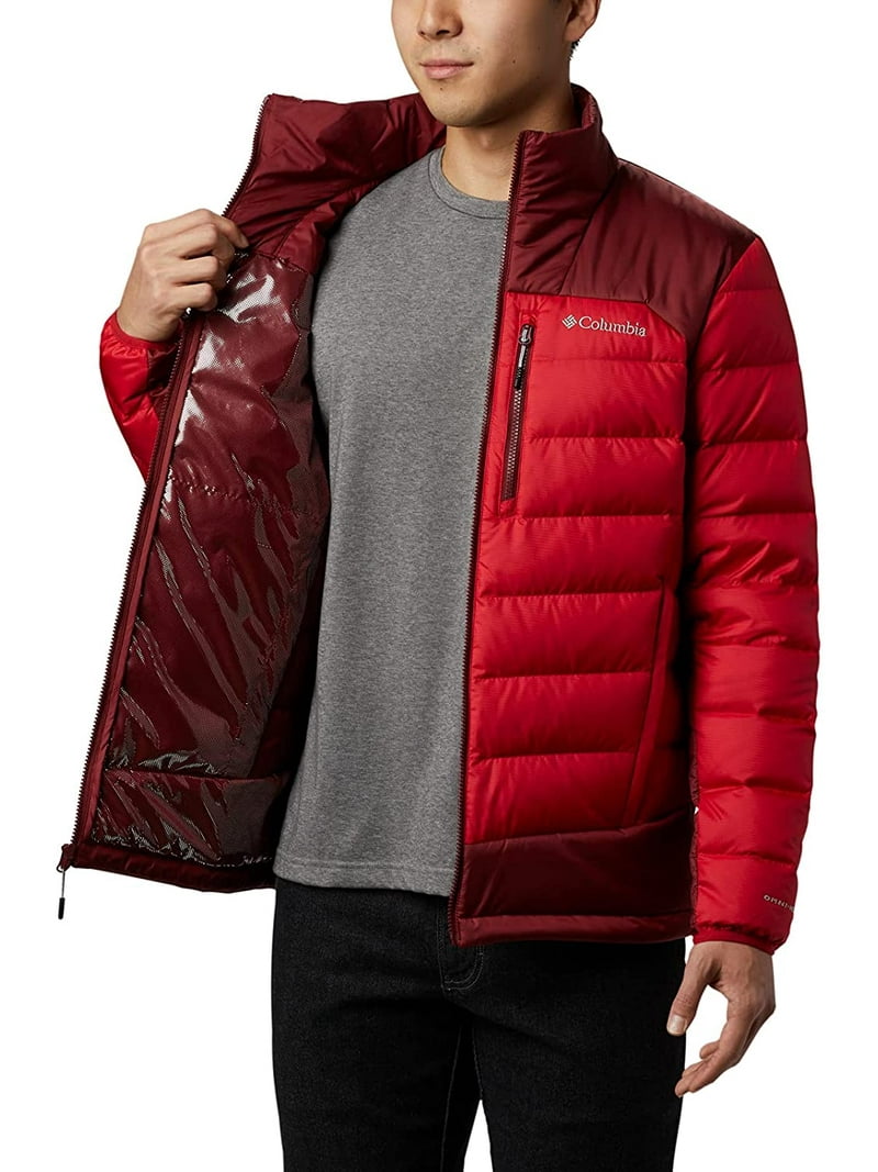 Columbia Mens Autumn Park Down Jacket Mountain Red/Red Jasper