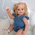 thumbnail image 2 of 55cm Reborn Doll Girl Silicone Waterproof Full Body Bath Toy Hand Painted With 3D Visible Vein, 2 of 6