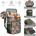 thumbnail image 5 of Travel Cooler Bag - Pioneer Flower Floral Print Pattern Camping Beer Cooler Backpack with Bottle Opener- Waterproof Insulated Picnic Backpacks - Cooler Bag for Beach, 5 of 6
