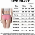thumbnail image 6 of LKJYER Women's Cotton Underwear Mid Waisted Ladies Panties Soft Breathable Full Coverage Briefs 3 Pack, 6 of 6