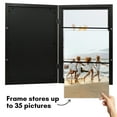 thumbnail image 5 of Americanflat 12x18 Poster Frame with Polished Plexiglass Storage Quick Change Frames Holds Photos - Black, 5 of 8