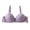 Purple, variant on Gyexs Women's Breathable Comfort Adjustable Everyday Support Wireless Bra Top Bras for Older Women, Hot Pink, Size 40