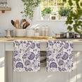 thumbnail image 4 of Purple Spring Floral Kitchen Towels Set of 1, Summer Botanical Farmhouse Absorbent Dish Towels for Kitchen, Microfiber Hand Towel, Quick Drying Tea Towel for Cleaning Decorative Dishcloths, 4 of 7