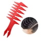 thumbnail image 3 of Peines de peinado con pompadour para hombres Peine de horquilla de dientes anchos Peine de peinado con dientes grandes rojo, 3 of 9