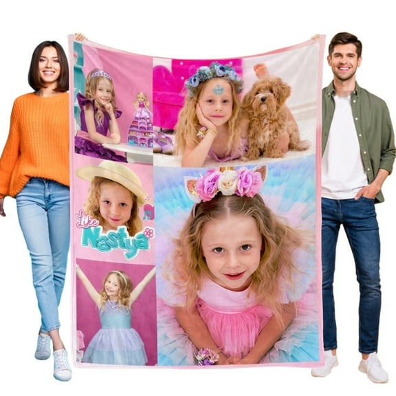 Like Nastya Blanket Soft Bed Sofa Throw Cozy Lightweight Birthday Gift