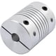 thumbnail image 2 of 8mm To 10mm Shaft Coupling 19mm Length 25mm Diameter Stepper Motor Coupler Aluminum Alloy Joint Connector For 3d Printer Cnc Machine Diy Encoder, 2 of 3