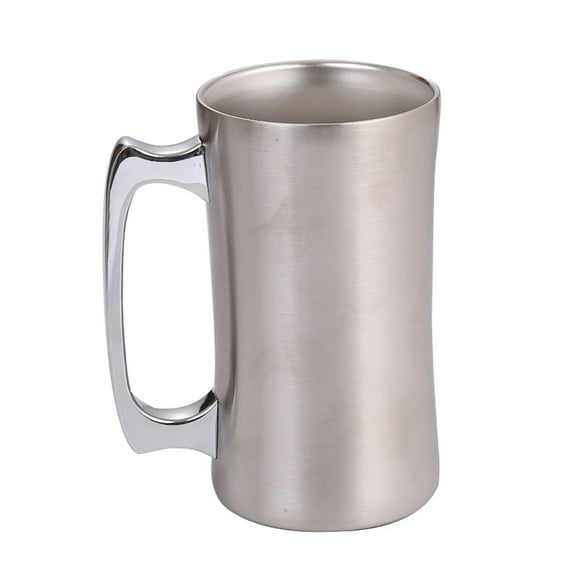 Beer Mugs Stainless Steel Beer Cups Stemless Double Layer Wine Wine Accessories for Restaurant