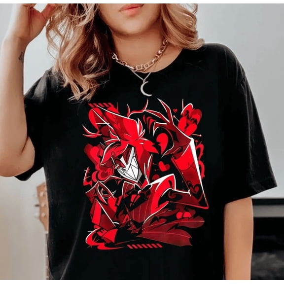 Alastor Hazbin Hotel Characters Graphic T-Shirt, Unisex Game Tee