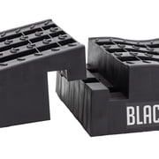 Car Service Ramps for Oil Change, 7,500 lb GAWR, 6.5in Lift, Underbody Access, Black Widow, Pair