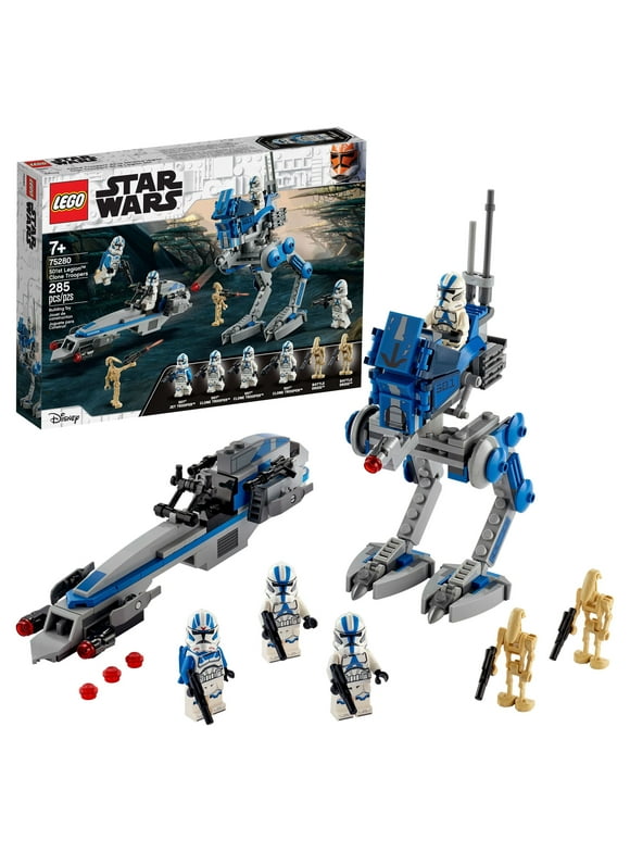 LEGO Star Wars 501st Legion Clone Troopers 75280 Building Toy, Cool Action Set for Creative Play (285 Pieces)