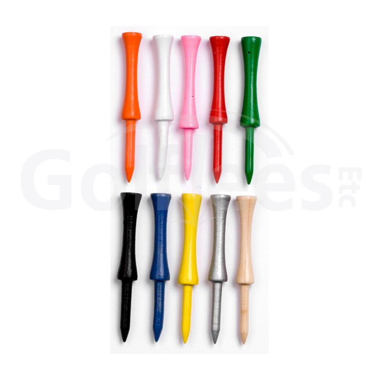 Golf Tees Etc Step Down Assorted Colors Golf Tees 3 1/4" Inch Strong