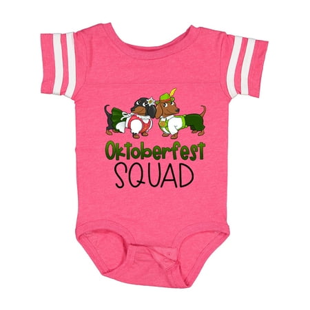 

Inktastic Oktoberfest Squad Cute Dachshunds in German Costumes Boys or Girls Baby Bodysuit