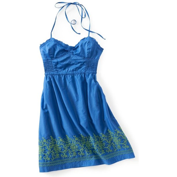 Vestido de verano Aeropostale Azul Grande