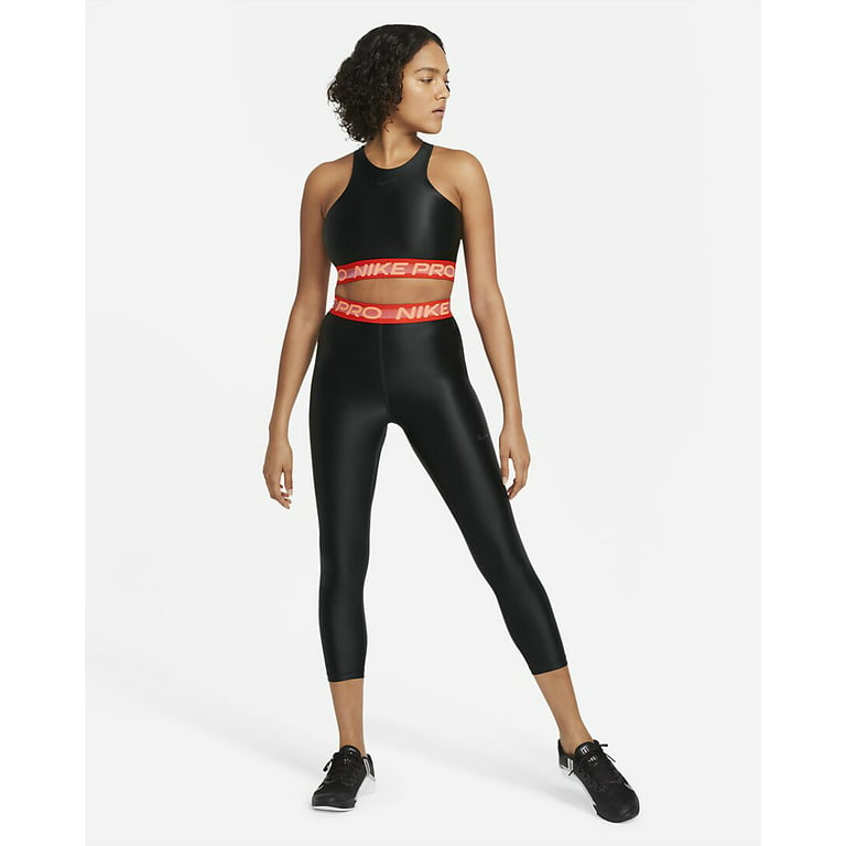 Nike Women's Active Leggings Nylon/Spandex Blend DA0570-010 Black (Small)