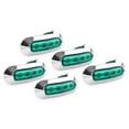 thumbnail image 3 of 5pcs 12V-24V Green LED Side Clearance Marker Light For Car Truck Trailer Pickup, 3 of 4