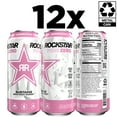 thumbnail image 3 of Rockstar Pure Zero Watermelon Kiwi Energy Drink, 16 fl oz, 12 Pack Cans, 3 of 7