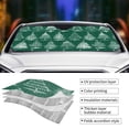 thumbnail image 5 of Disketp Windshield Sun Shade, Car Sun Shade For Front Window Christmas Trees Sunshades Sun Visor Protector Blocks Uv Rays Foldable, 5 of 9