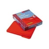 Smead 10501 Waterproof Poly File Folders, 1/3 Cut Top Tab, Letter, Red, 24/Box