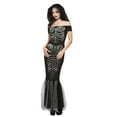 thumbnail image 4 of FYEGRE Clothing Style Bodysuit Skeleton for Women for Halloween Celebrations and Themed Events Black M, 4 of 9