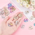 thumbnail image 4 of 24Pcs 3 Colors Girl Horse Pendants Hollow Heart Pendants Horsemanship Charms Stainless Steel Dangle Charms Gifts, 4 of 9