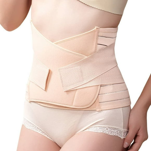 Enveloppement du Ventre Post-Partum, Ceinture de Récupération de Soutien 3 in1 Bande du Ventre Post-Partum après l'Accolade de Naissance C Section Ceinture