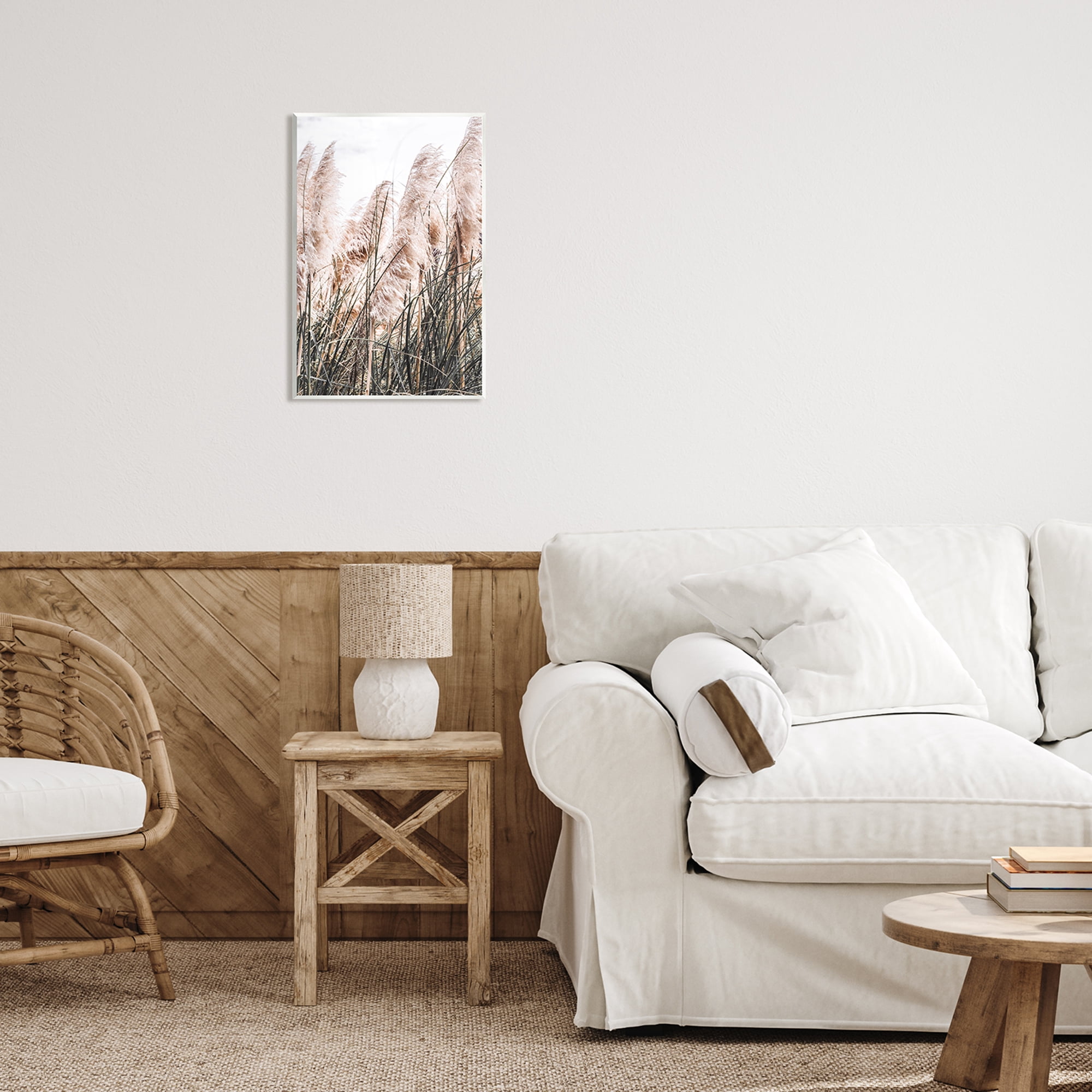 Stupell Industries Windblown Reeds Photography Botanical & Floral Photography Unframed Art Print Wall Art, 13 x 19