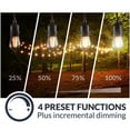thumbnail image 5 of Newhouse Lighting LEDDIM-265 Wireless Outdoor LED String Light Dimmer Control Outlet | 265 Max Watts | 100ft Remote Range | ETL Listed, Black, 5 of 5